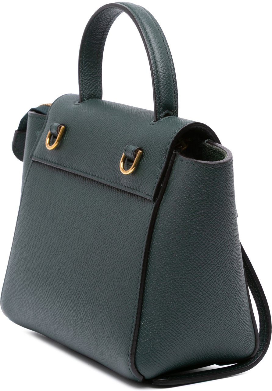 Celine Pico Grained Calfskin Belt Bag Groen