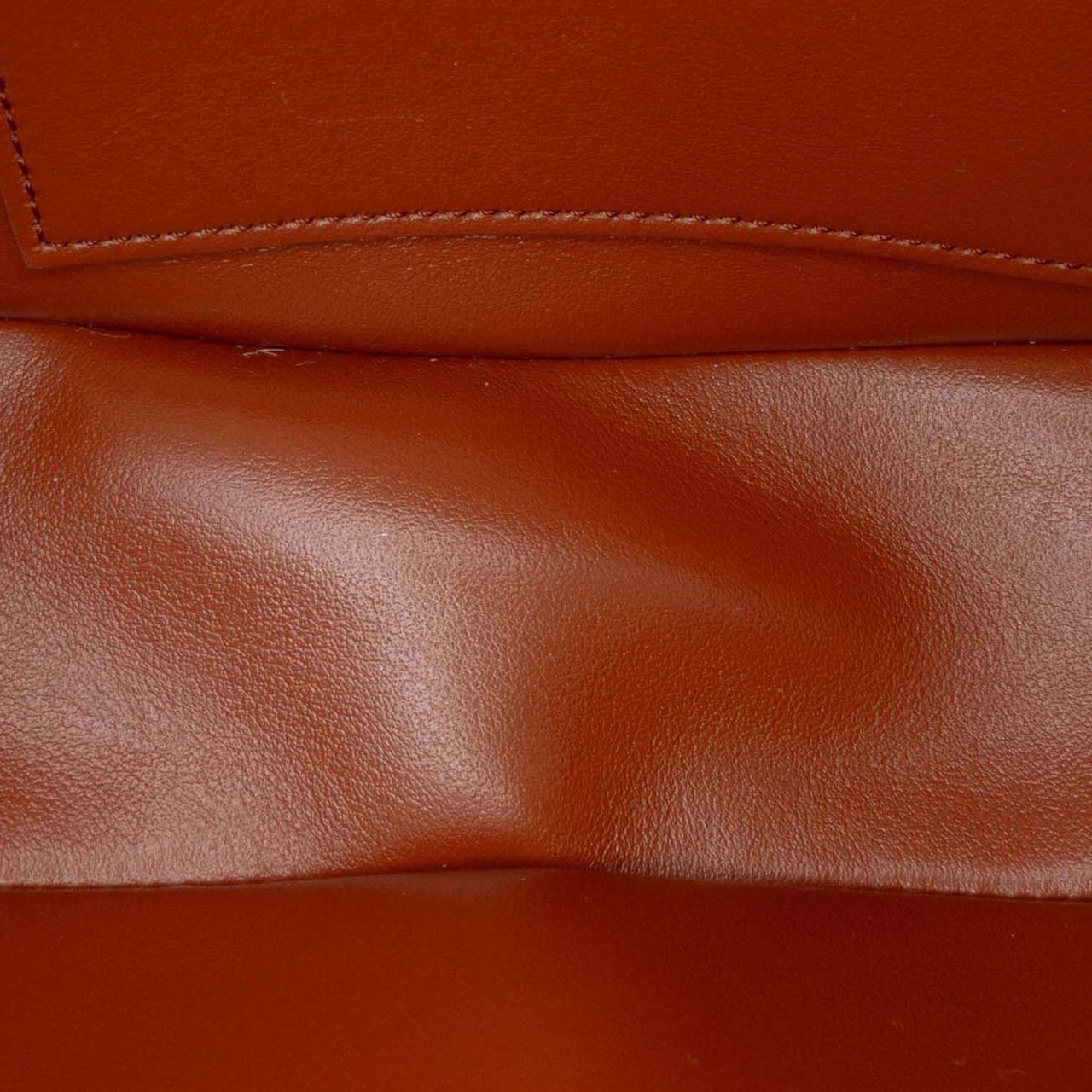 Celine Smooth Calfskin Tabou Clutch on Strap Bruin