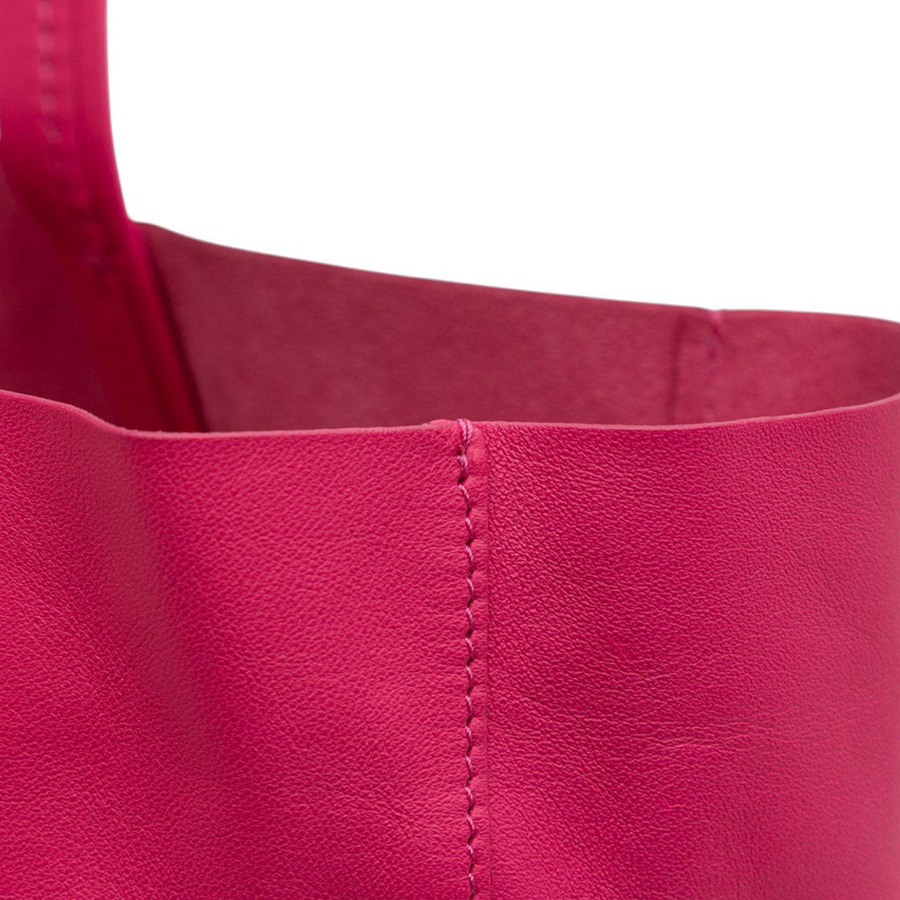 Celine Bicolor Leather Vertical Cabas Tote Roze