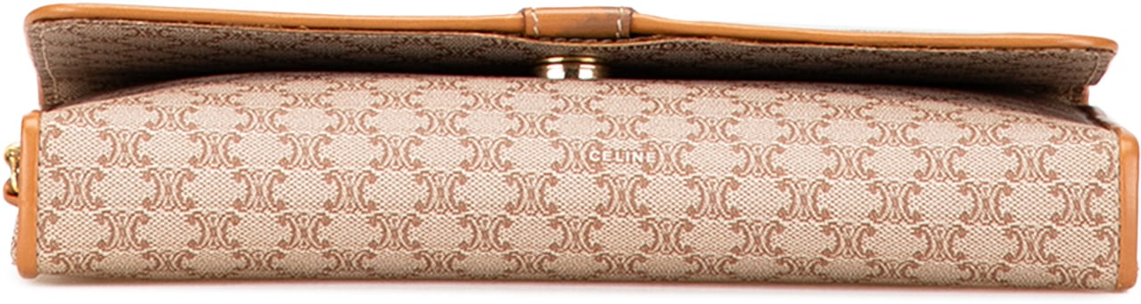 Celine Macadam Coated Canvas Crossbody Bruin