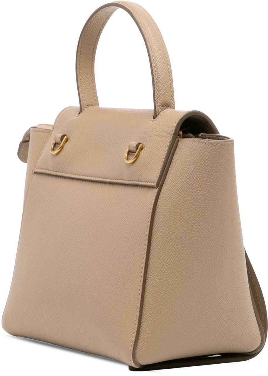 Celine Nano Grained Calfskin Belt Bag Bruin