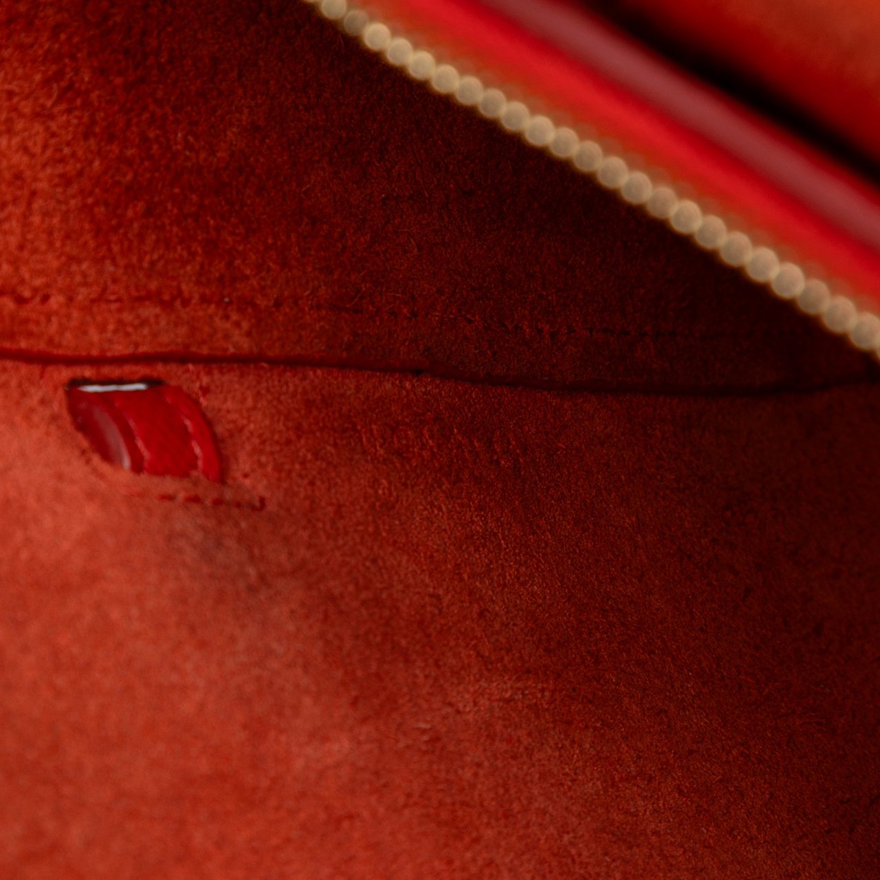 Celine Nano Grained Calfskin Belt Bag Rood