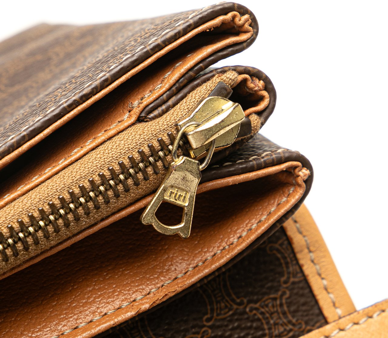 Celine Macadam Coated Canvas Crossbody Bruin