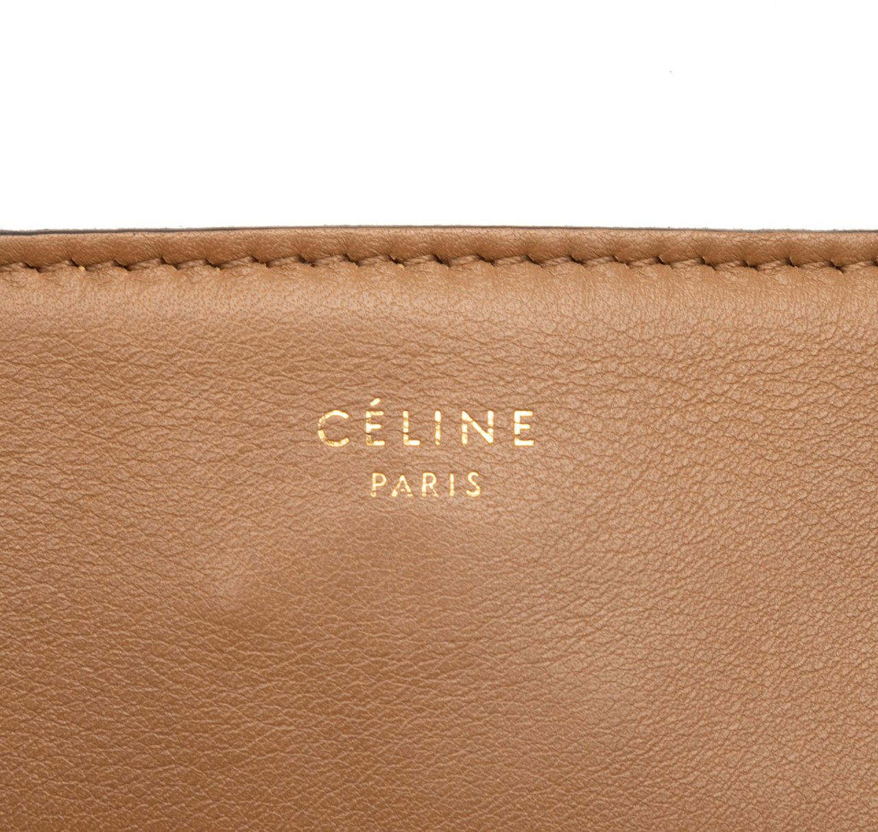 Celine Leather Frame Shoulder Bag Wit
