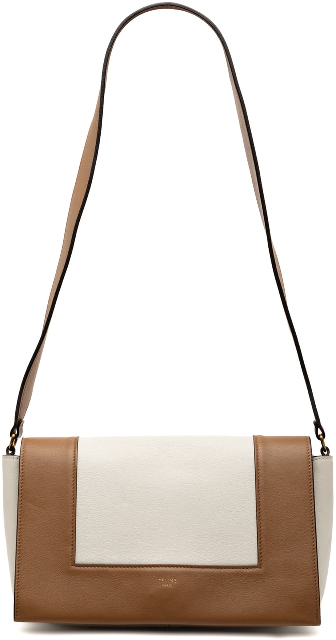 Celine Leather Frame Shoulder Bag Wit