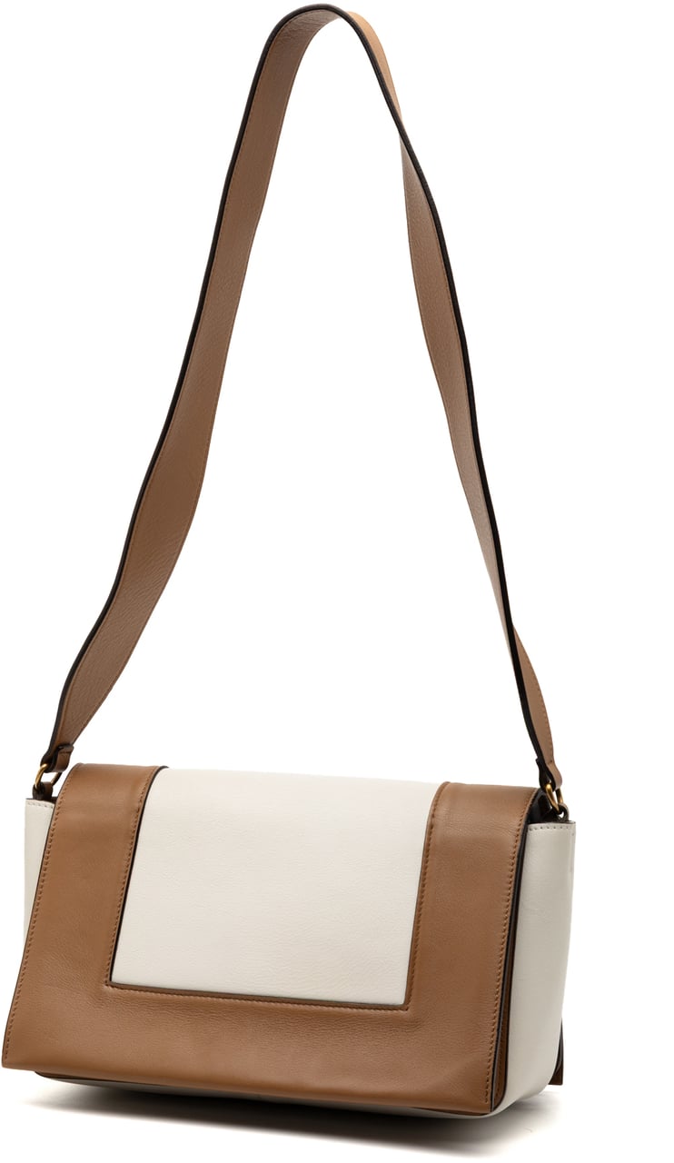 Celine Leather Frame Shoulder Bag Wit