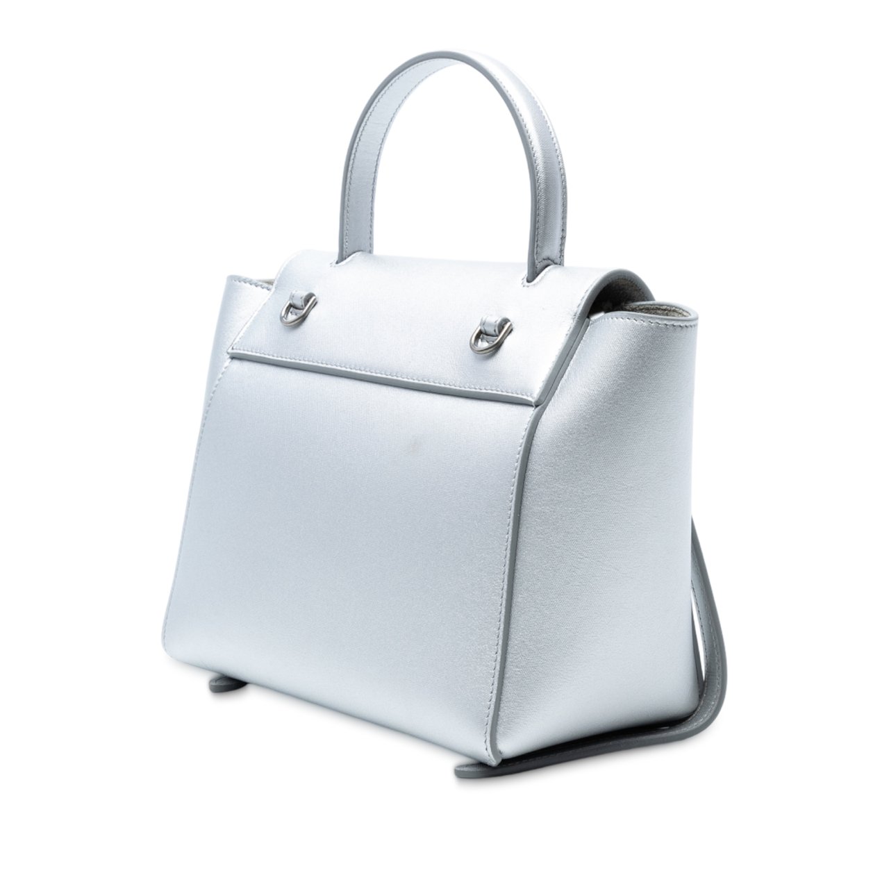 Celine Nano Laminated Calfskin Belt Bag Zilver