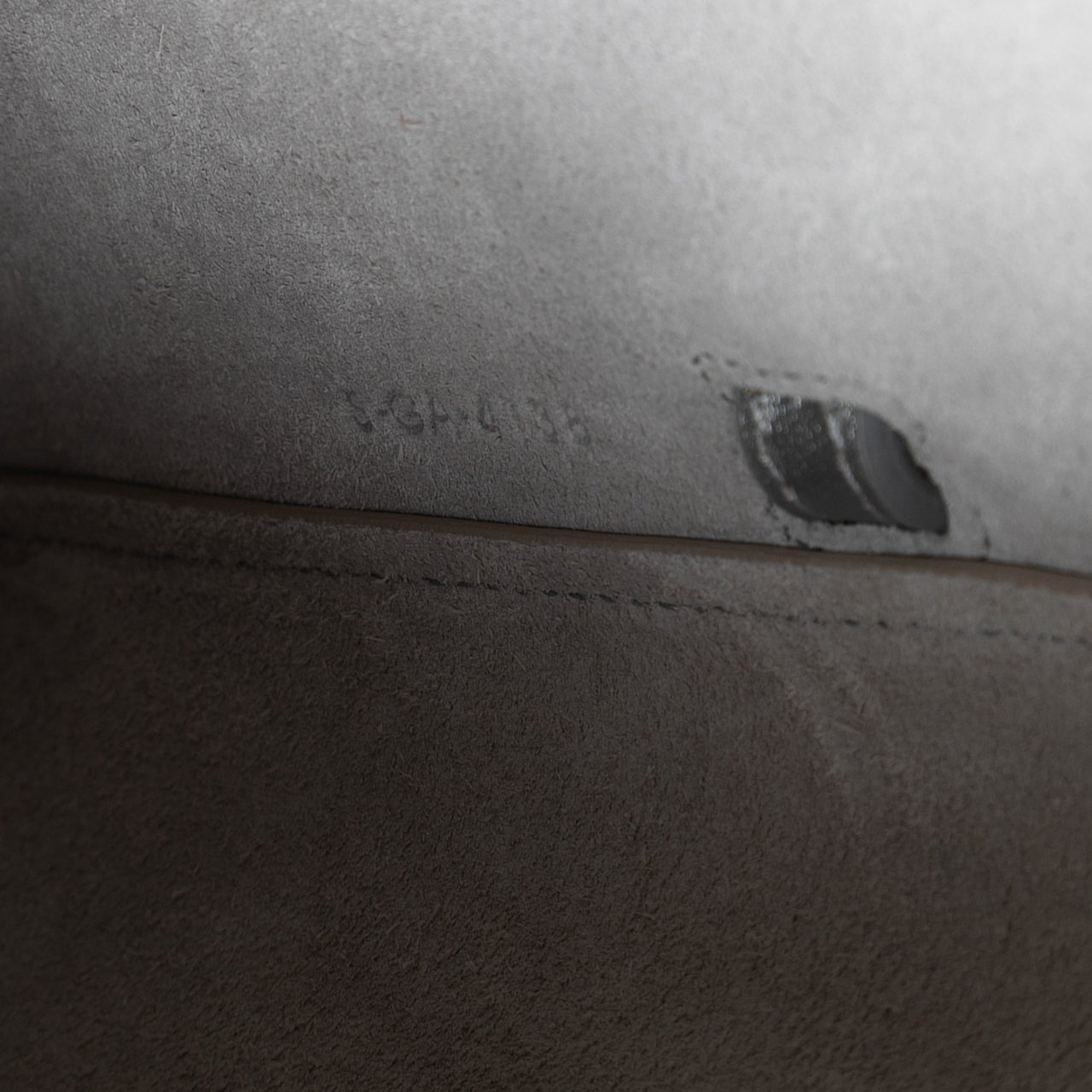 Celine Nano Laminated Calfskin Belt Bag Zilver