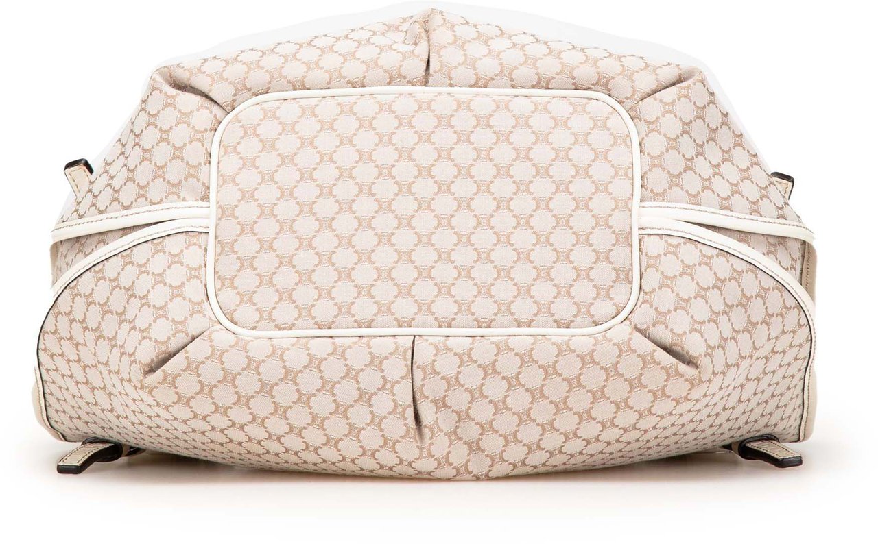 Celine Macadam Canvas Bittersweet Handbag Bruin