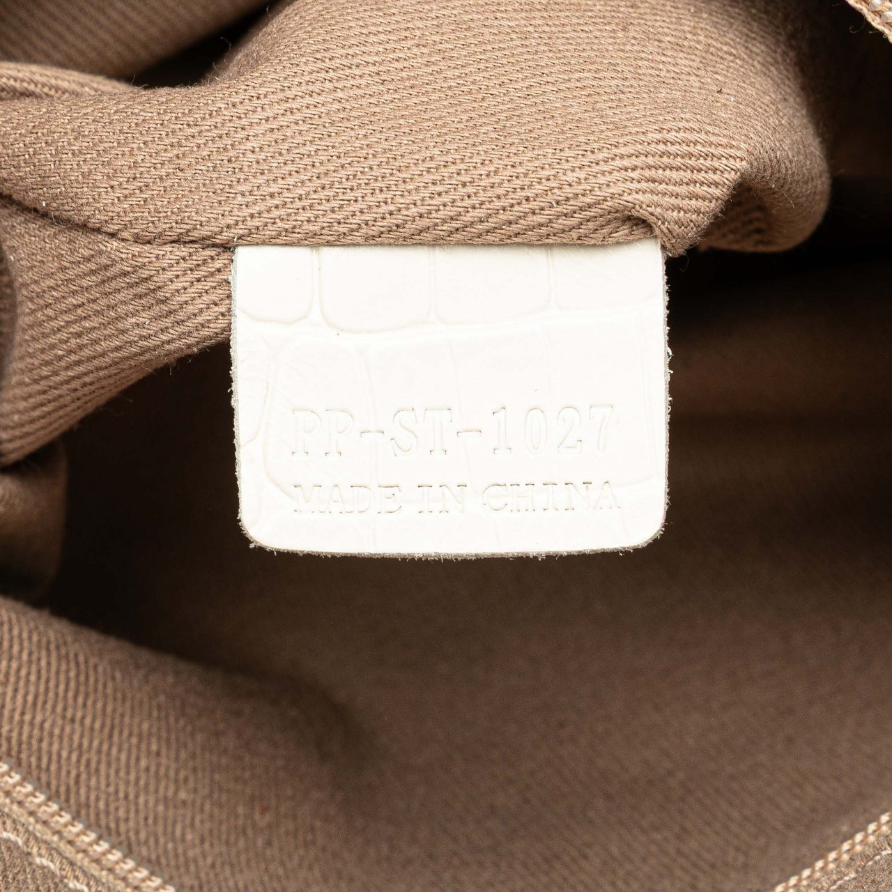 Celine Macadam Canvas Bittersweet Handbag Bruin