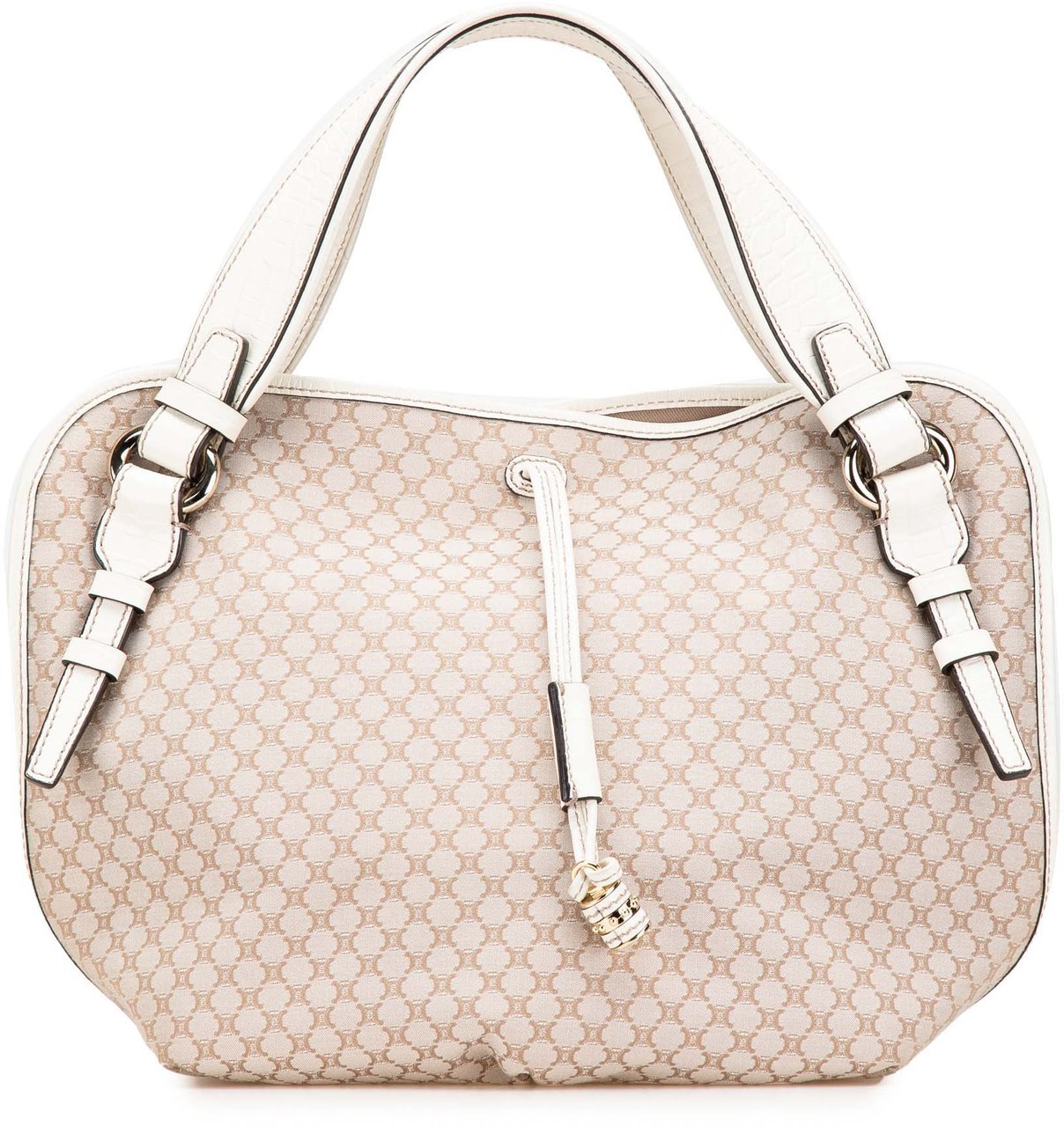 Celine Macadam Canvas Bittersweet Handbag Bruin