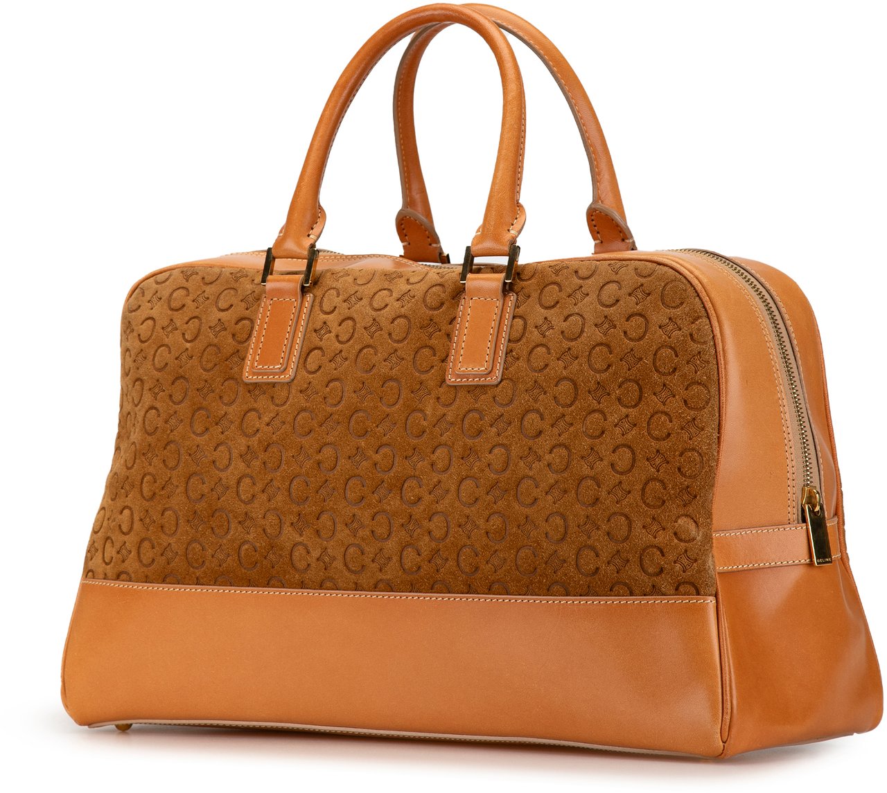 Celine Suede C Macadam Handbag Bruin