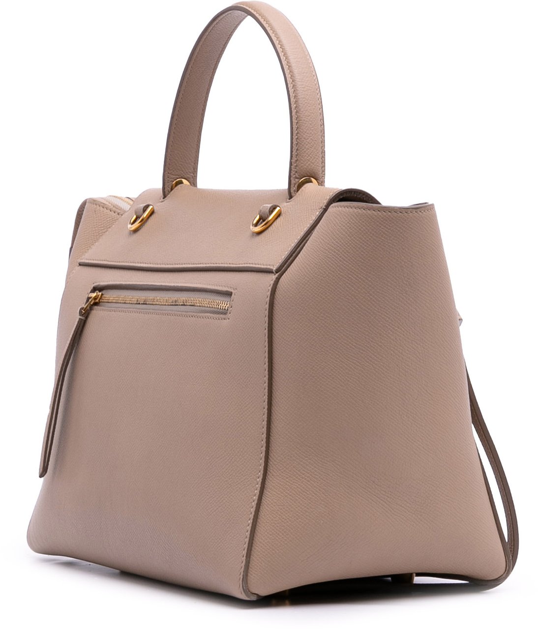 Celine Mini Grained Calfskin Belt Bag Bruin