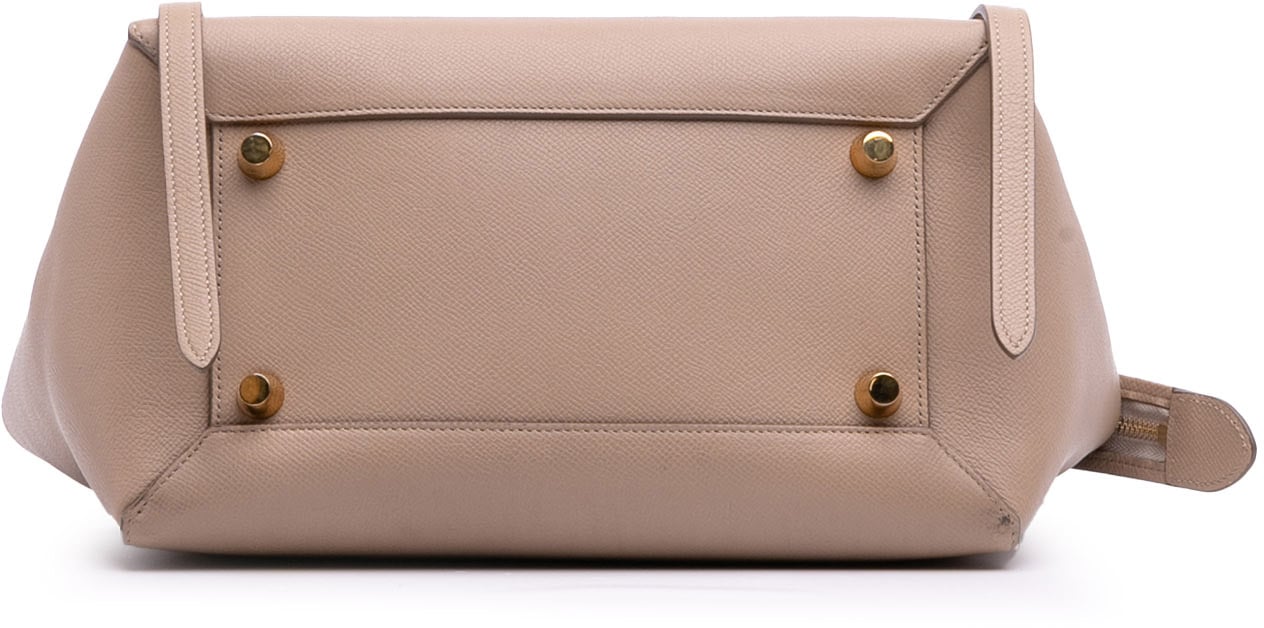 Celine Mini Grained Calfskin Belt Bag Bruin