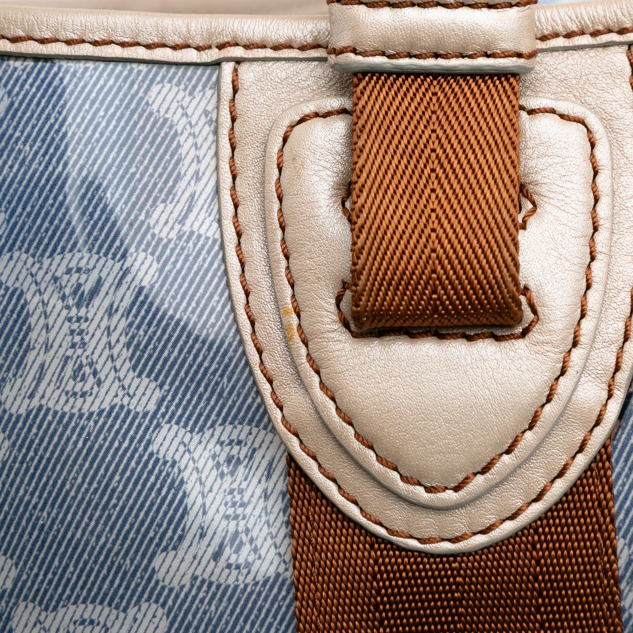 Celine Macadam PVC Tote Blauw