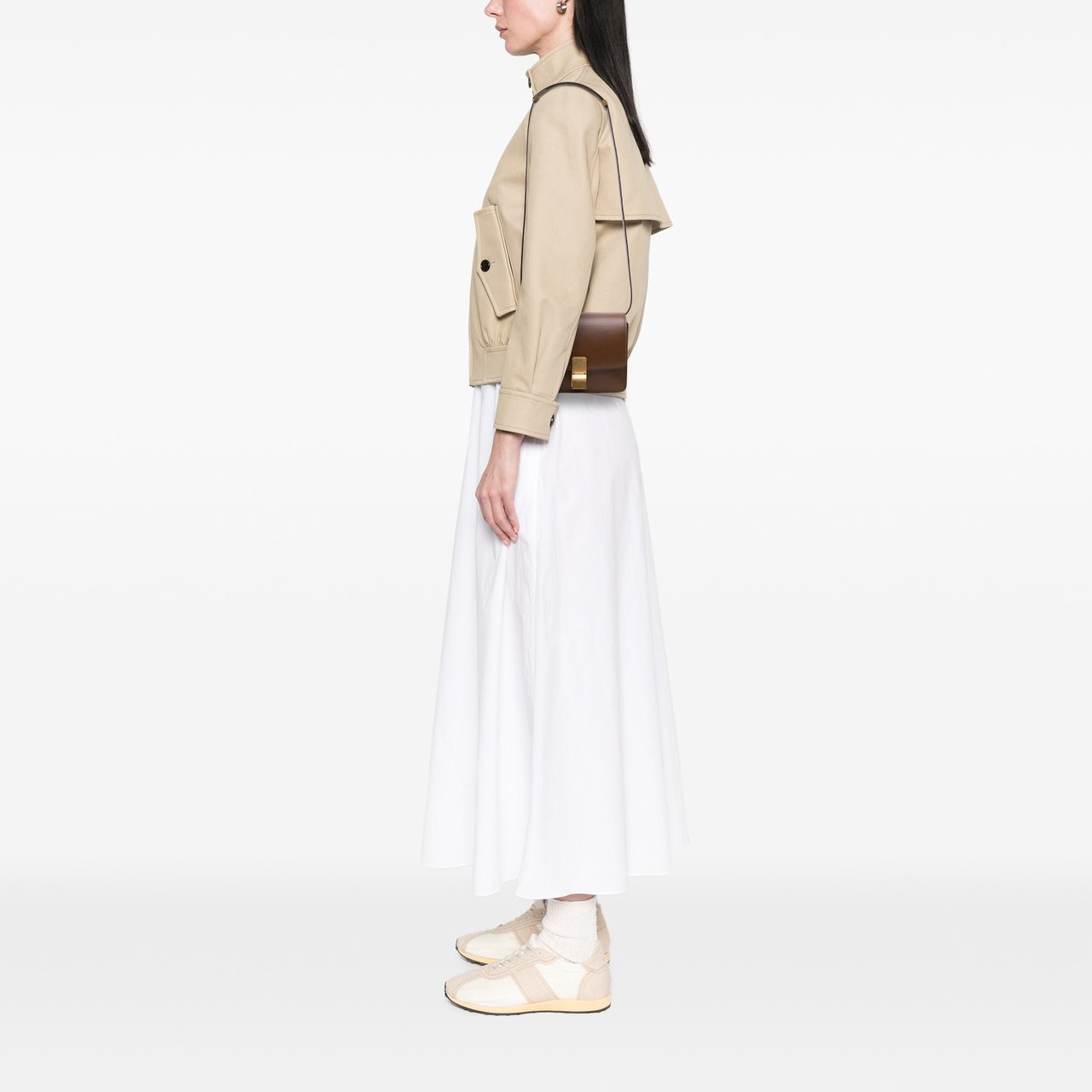 Celine Small Calfskin Classic Box Bruin