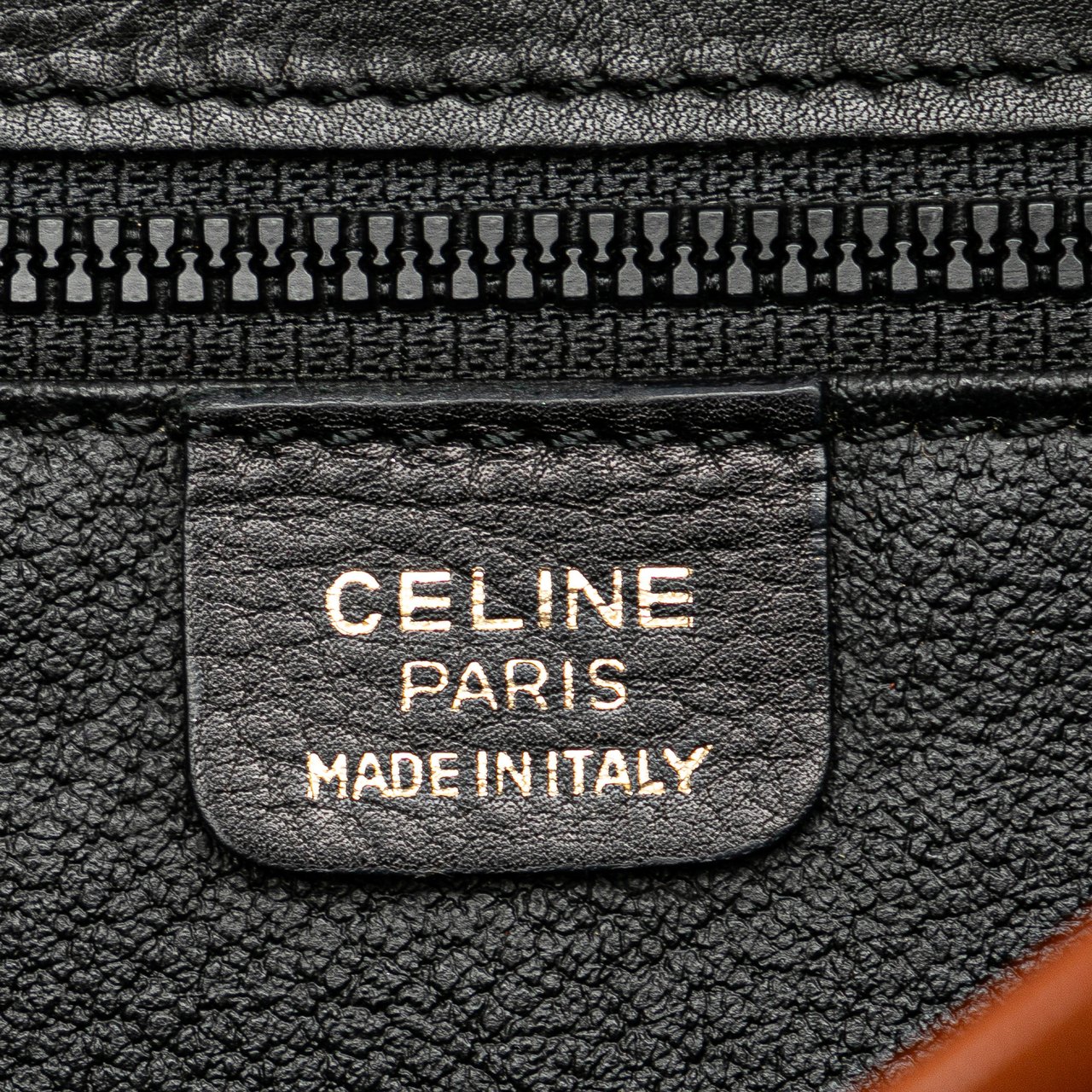 Celine Leather Crossbody Zwart