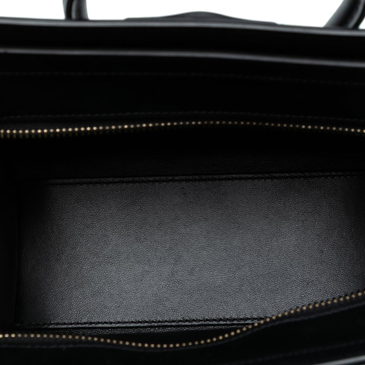 Celine Nano Tricolor Leather Luggage Tote Wit