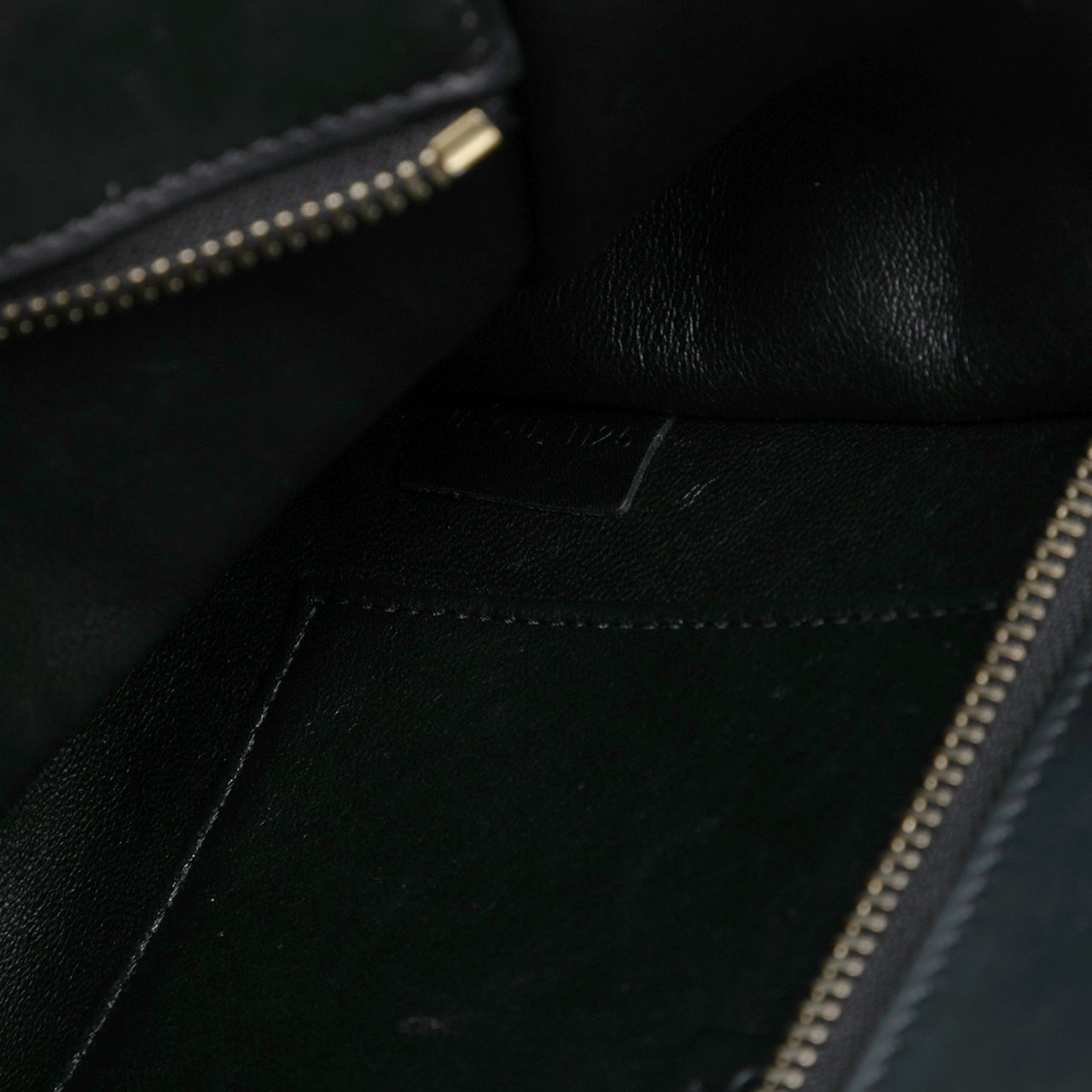 Celine Nano Tricolor Leather Luggage Tote Wit