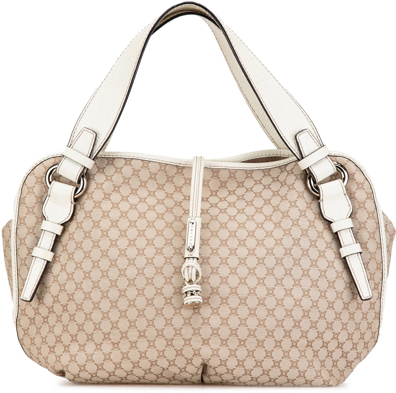 Celine Macadam Canvas Bittersweet Hobo Bruin