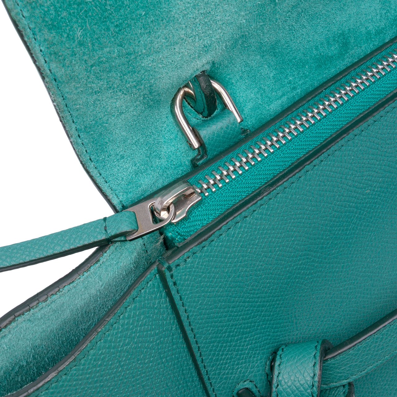 Celine Micro Grained Calfskin Belt Bag Groen