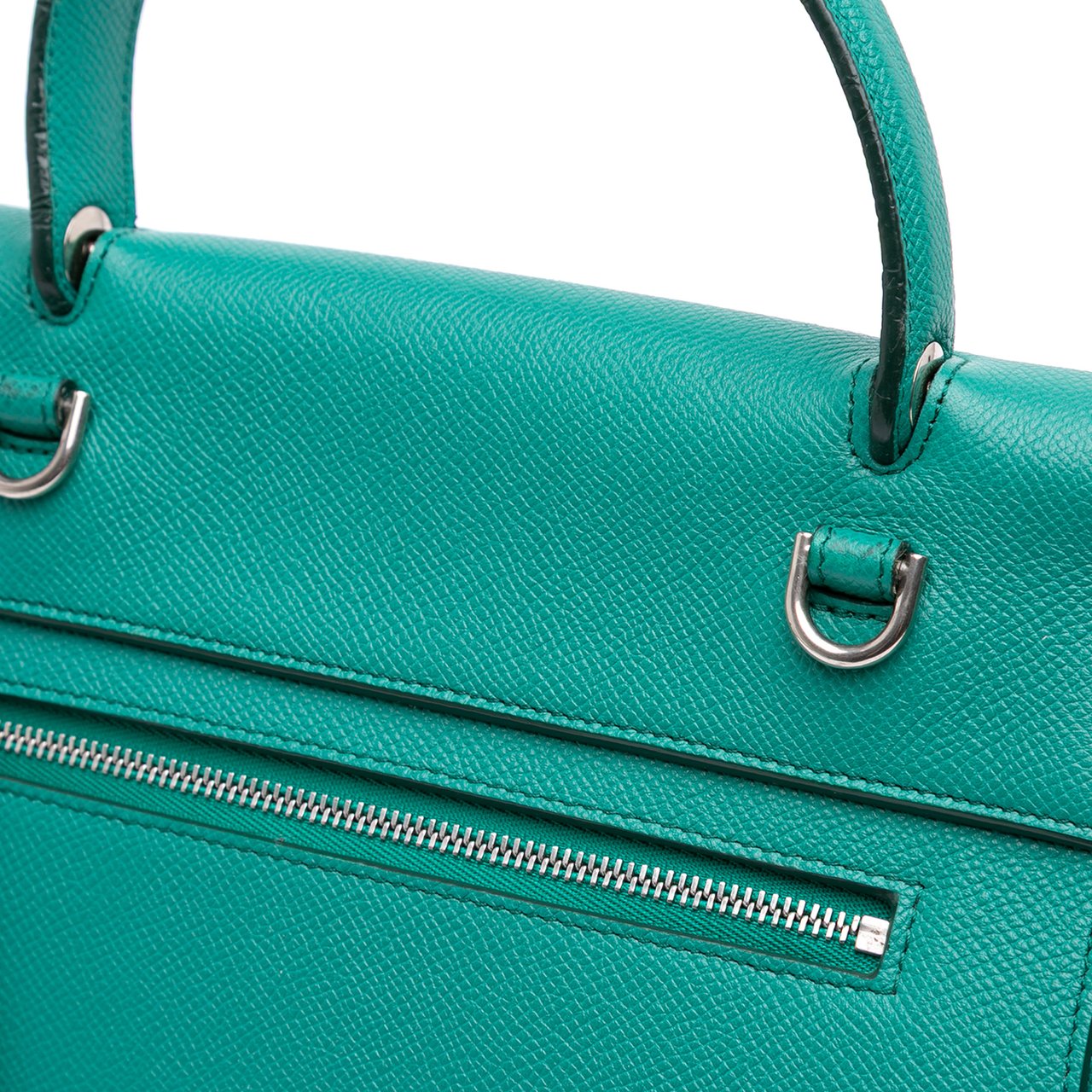 Celine Micro Grained Calfskin Belt Bag Groen