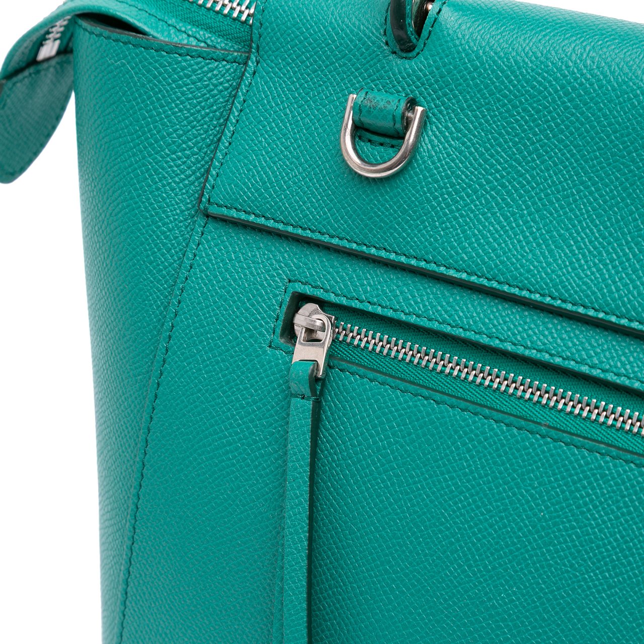 Celine Micro Grained Calfskin Belt Bag Groen