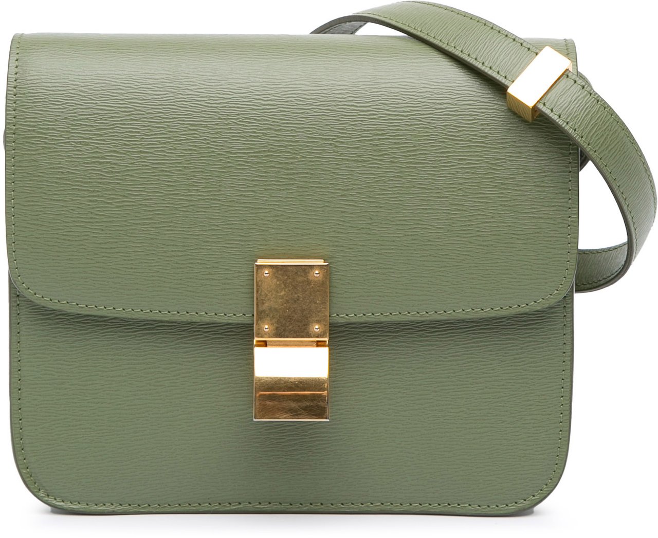 Celine Teen Calfskin Classic Box Groen