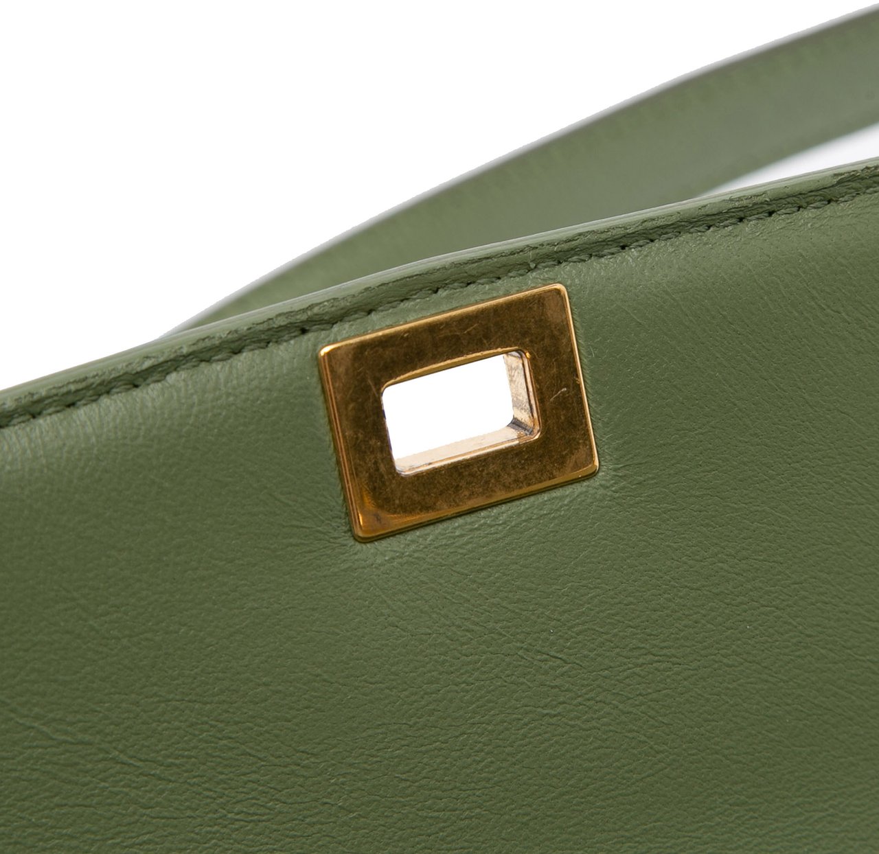 Celine Teen Calfskin Classic Box Groen