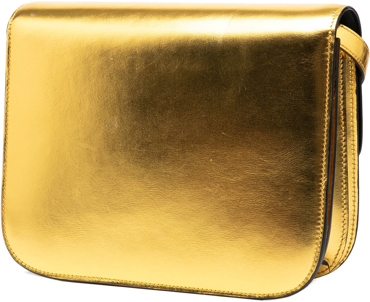 Celine Medium Calfskin Classic Box Goud