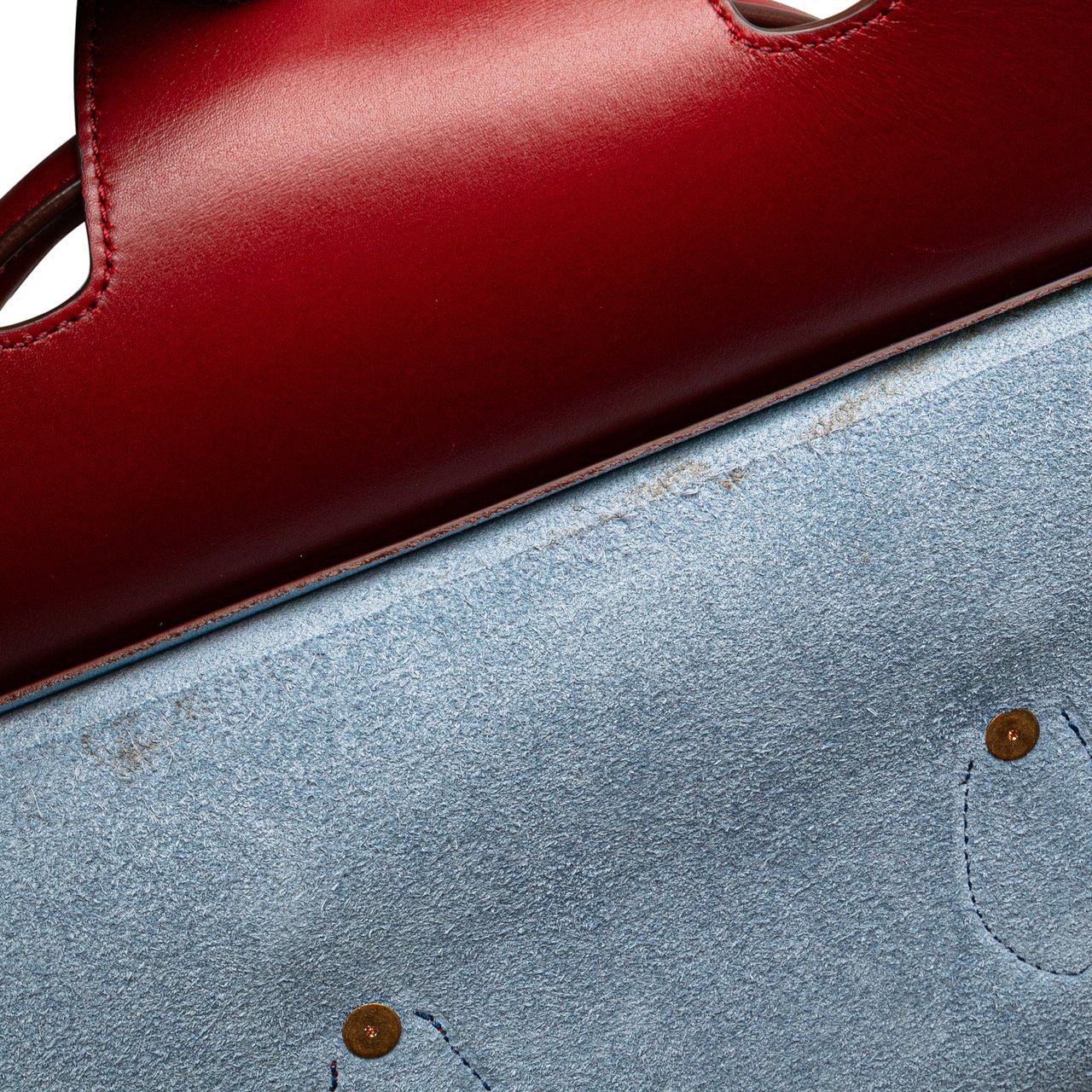 Celine Small Leather Tie Tote Rood