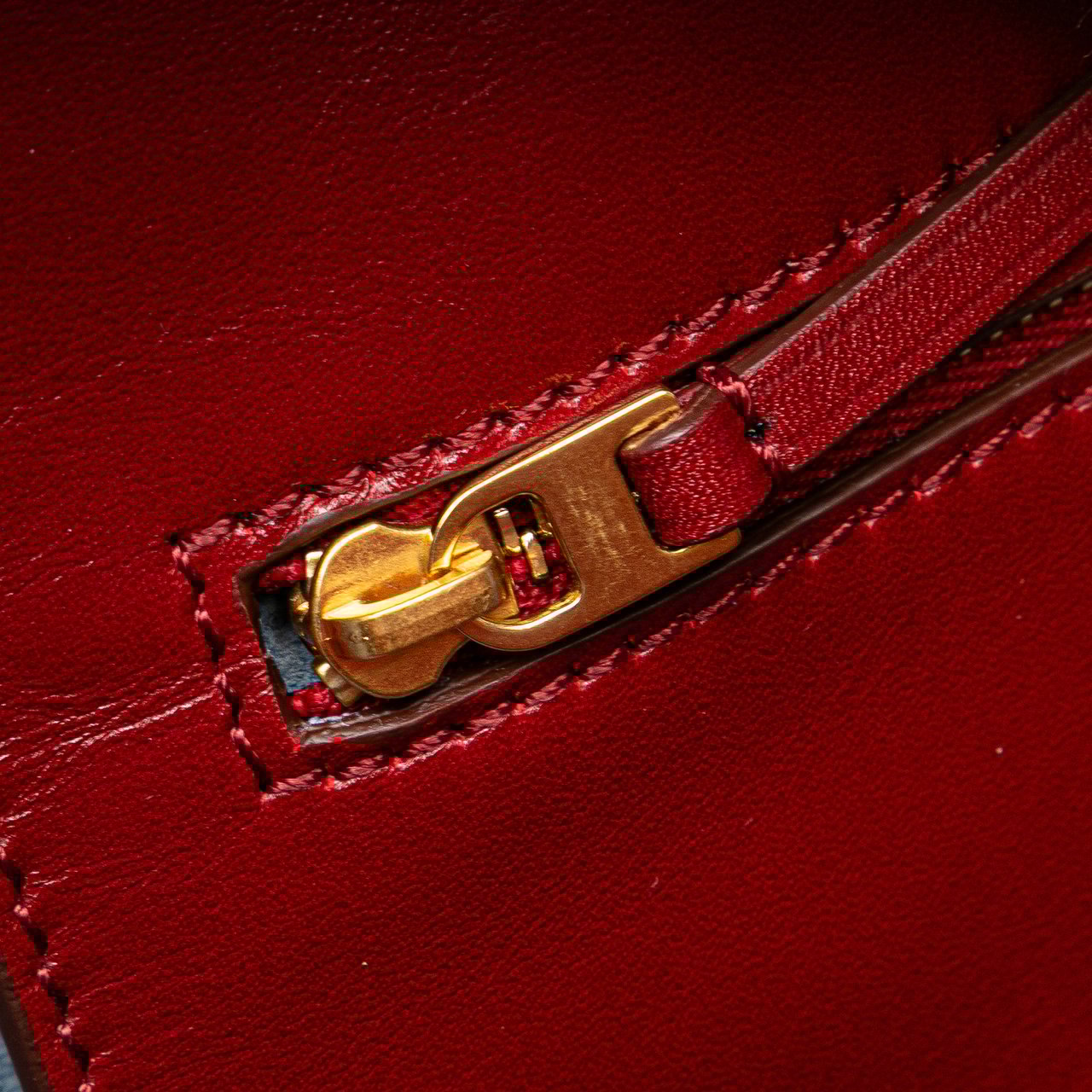 Celine Small Leather Tie Tote Rood