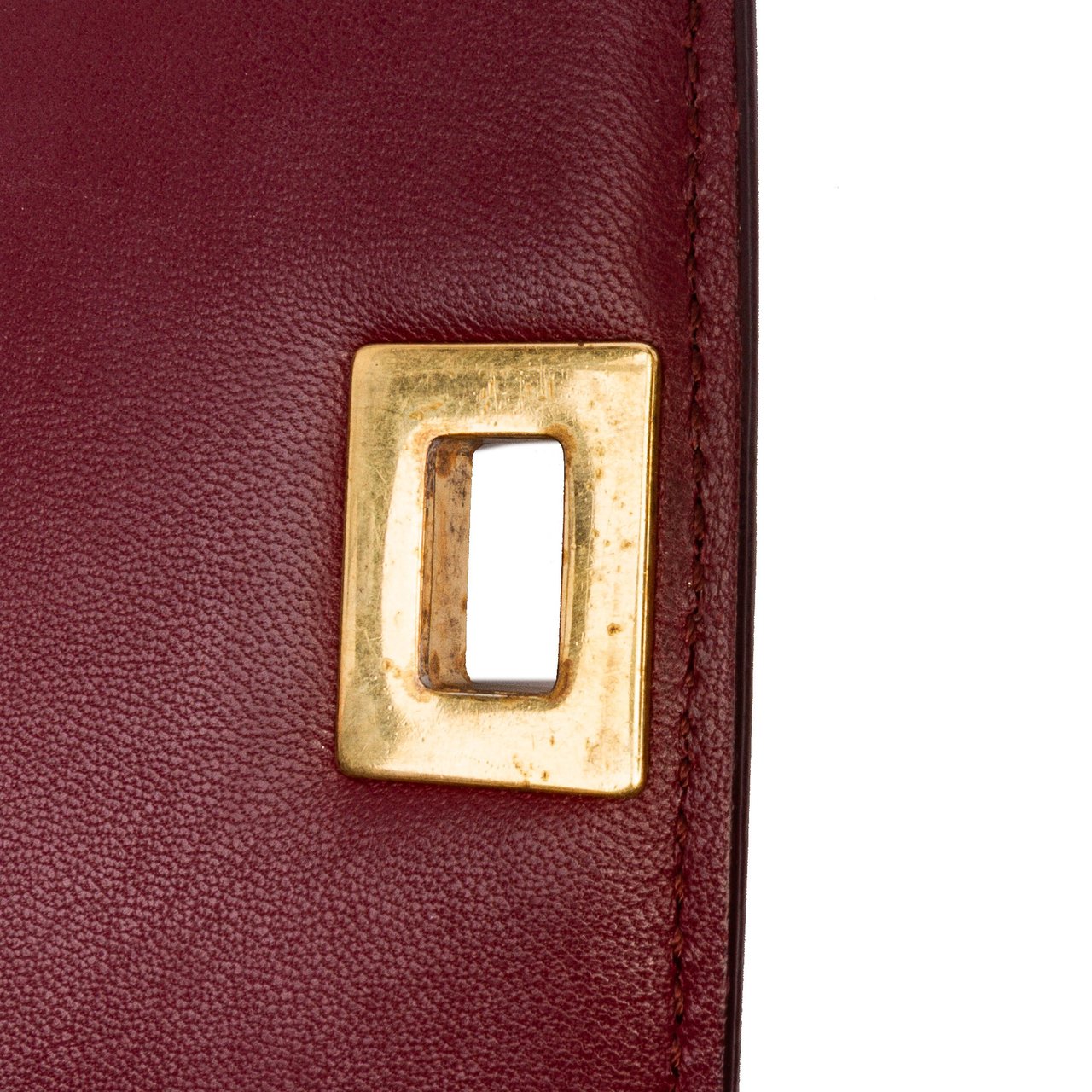 Celine Small Calfskin Classic Box Rood