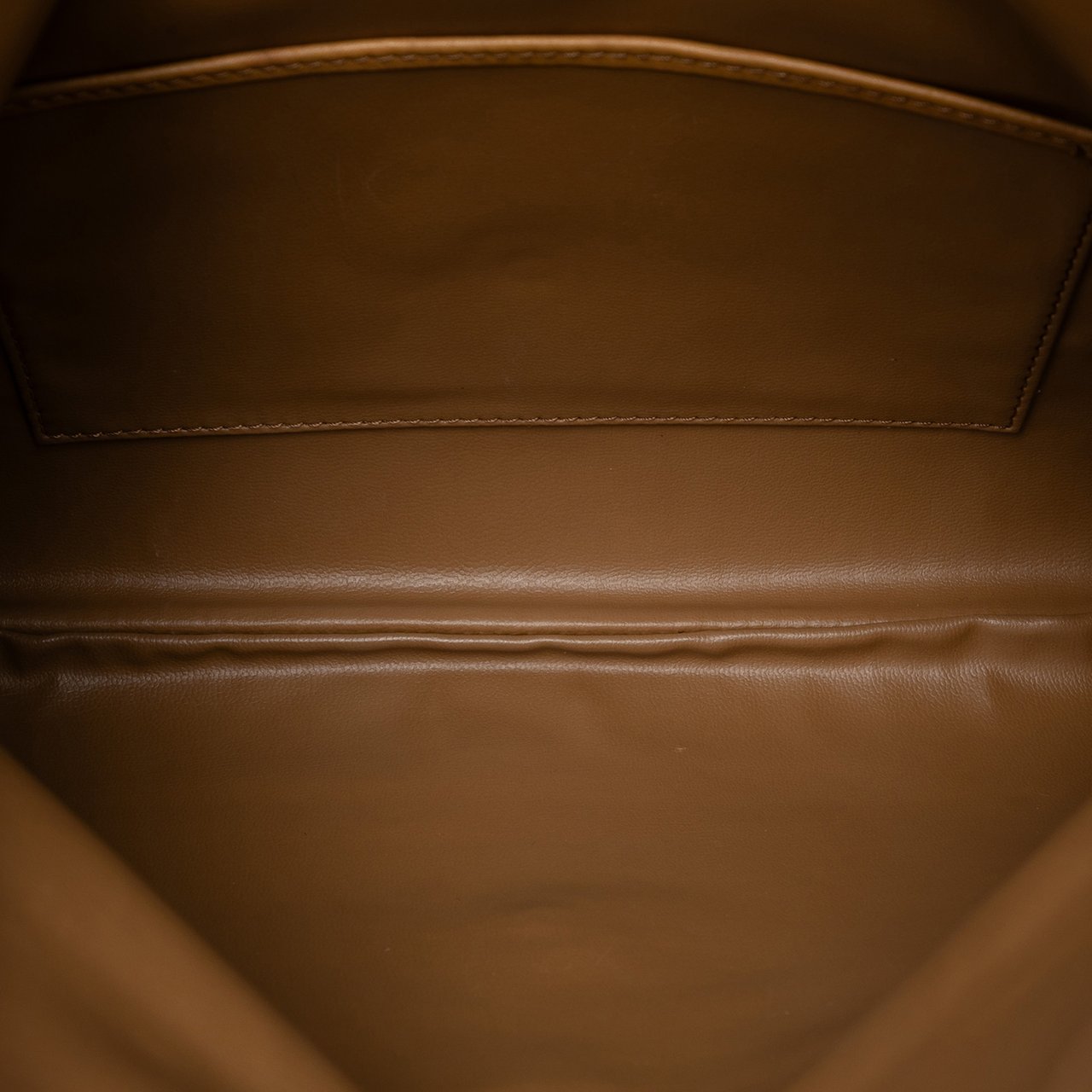 Celine Macadam Coated Canvas Clutch Bruin