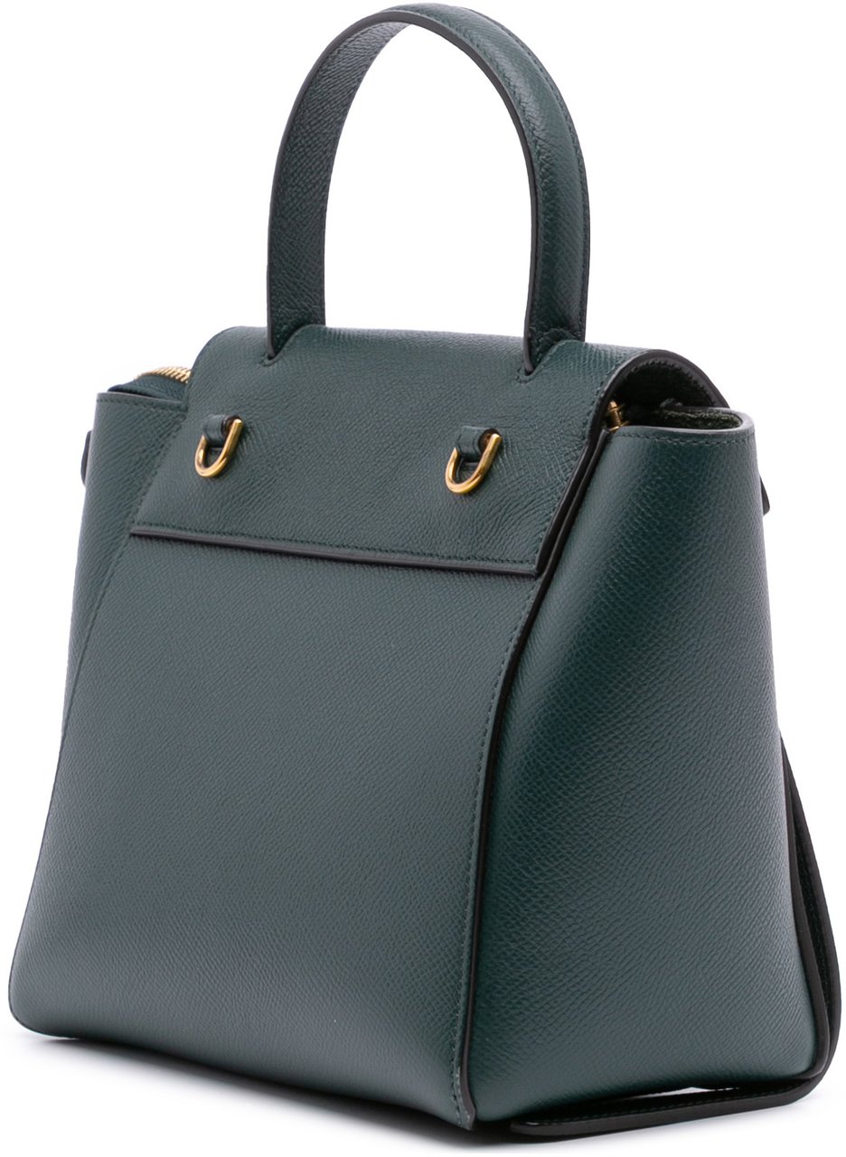 Celine Nano Grained Calfskin Belt Bag Groen