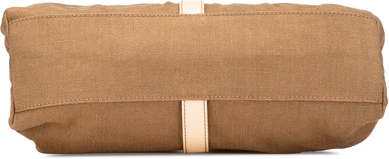 Celine Canvas Boogie Tassel Tote Bruin