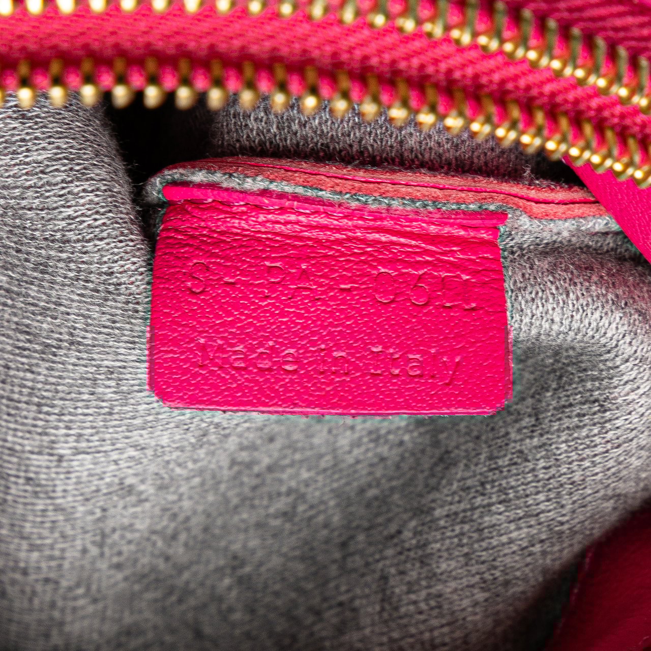 Celine Small Lambskin Trio Crossbody Roze