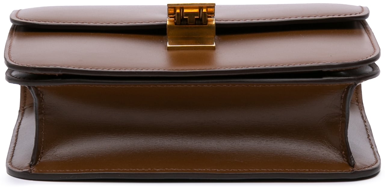 Celine Medium Calfskin Classic Box Bruin