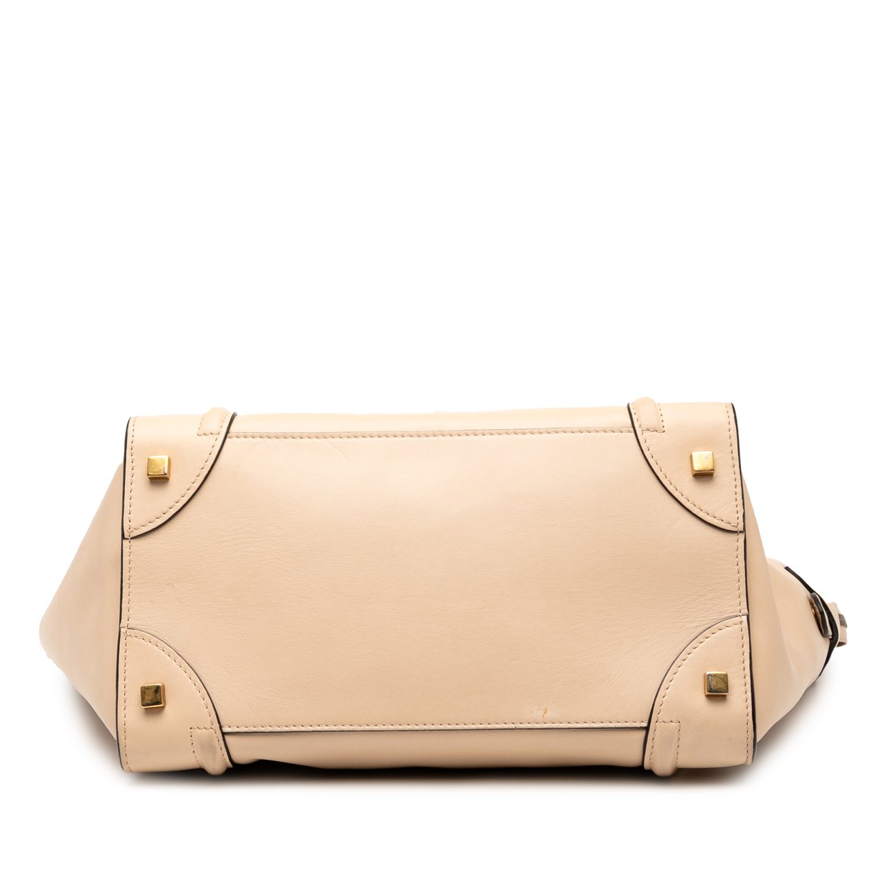 Celine Mini Bicolor Luggage Tote Bruin