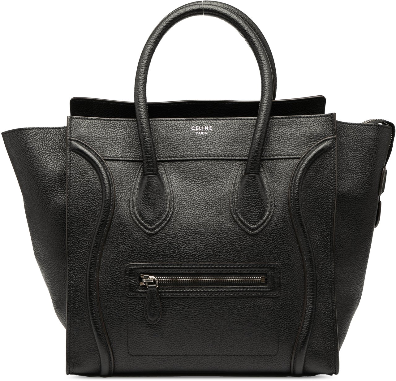 Celine Mini Luggage Leather Tote Zwart