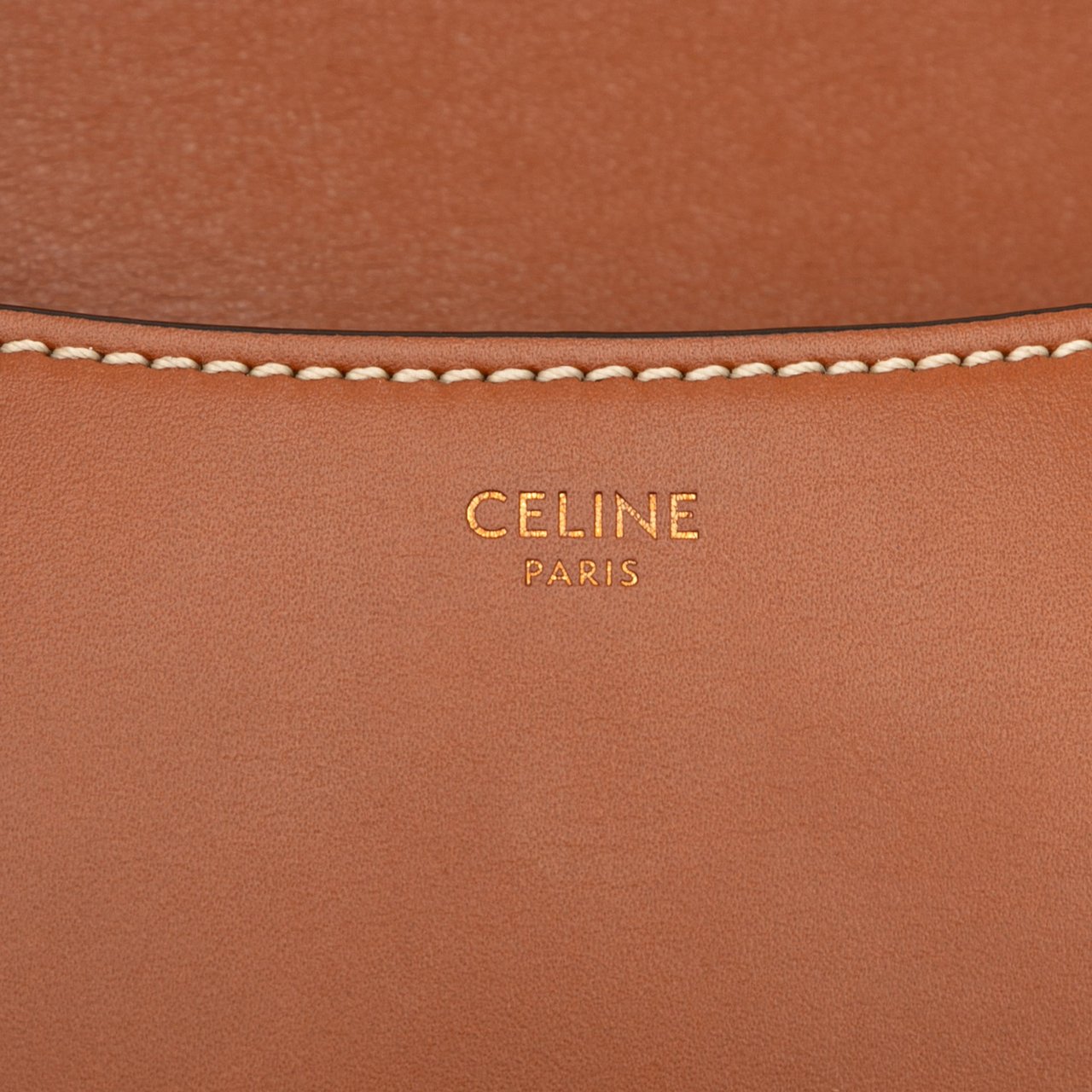 Celine Small Maillon Triomphe Jacquard and Calfskin Crecy Crossbody Blauw