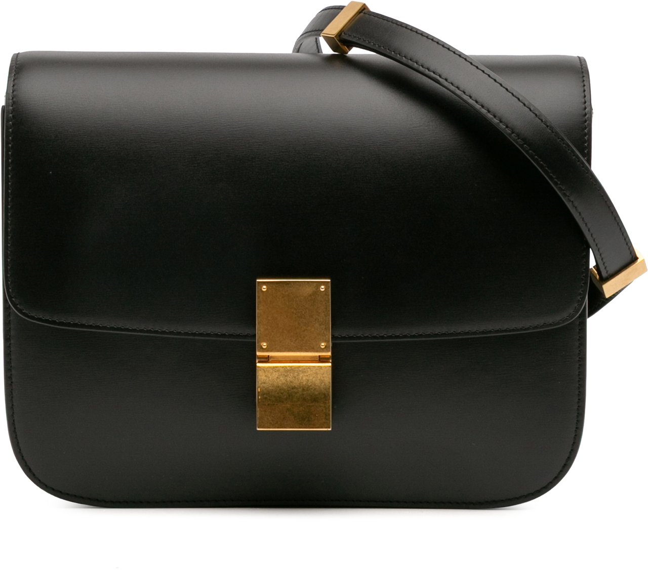Celine Medium Calfskin Classic Box Zwart