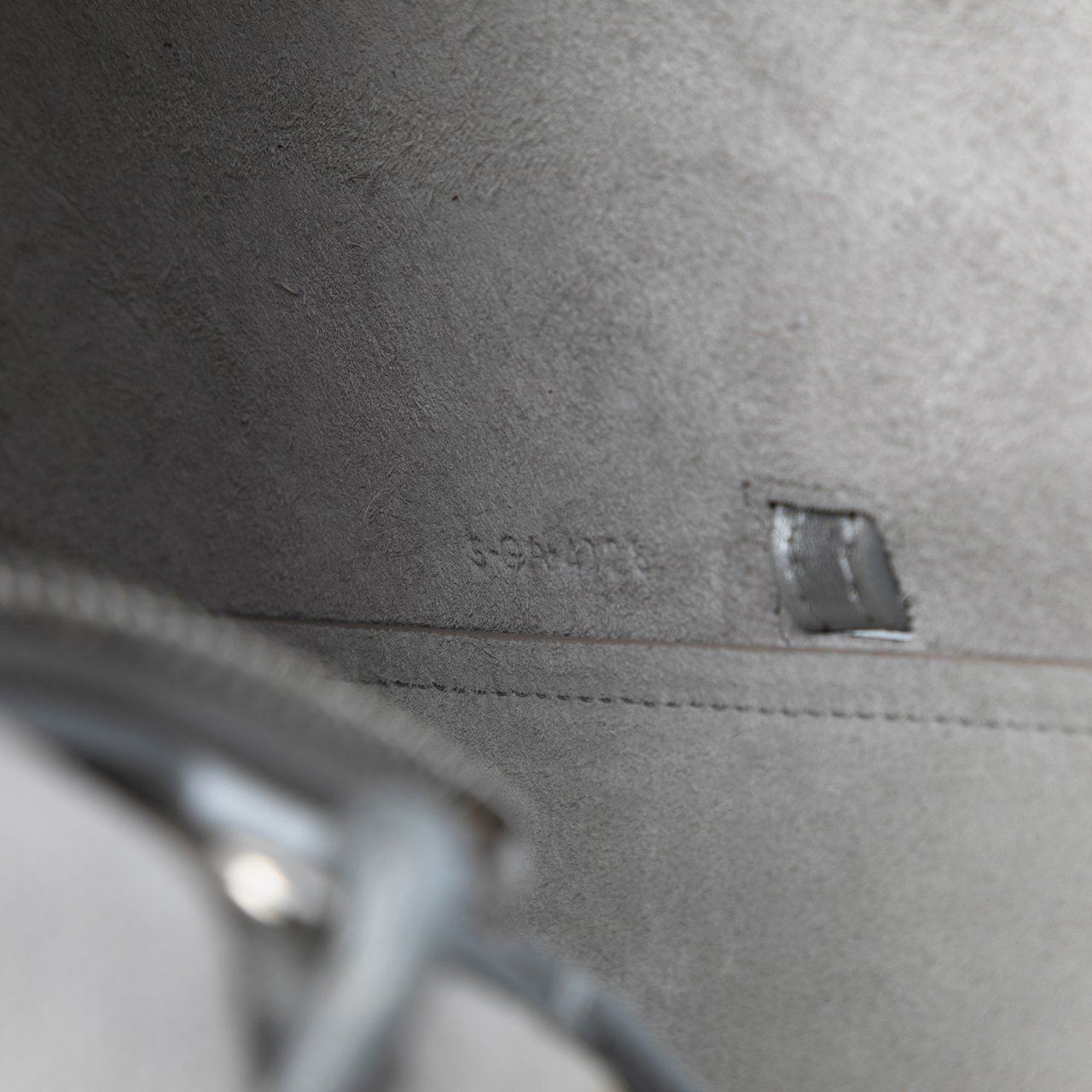 Celine Nano Laminated Calfskin Belt Bag Zilver