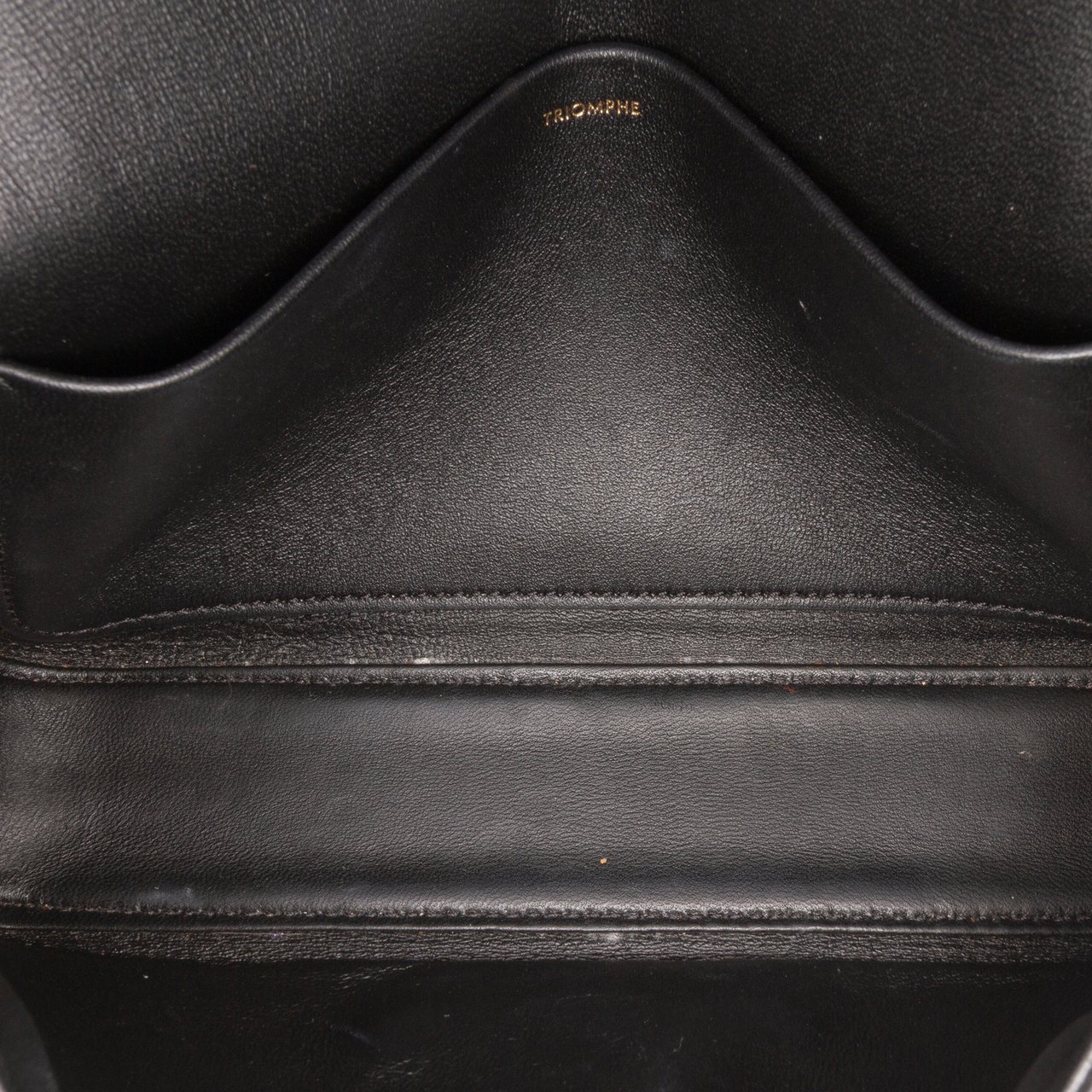Celine Shiny Calfskin Claude Shoulder Bag Zwart
