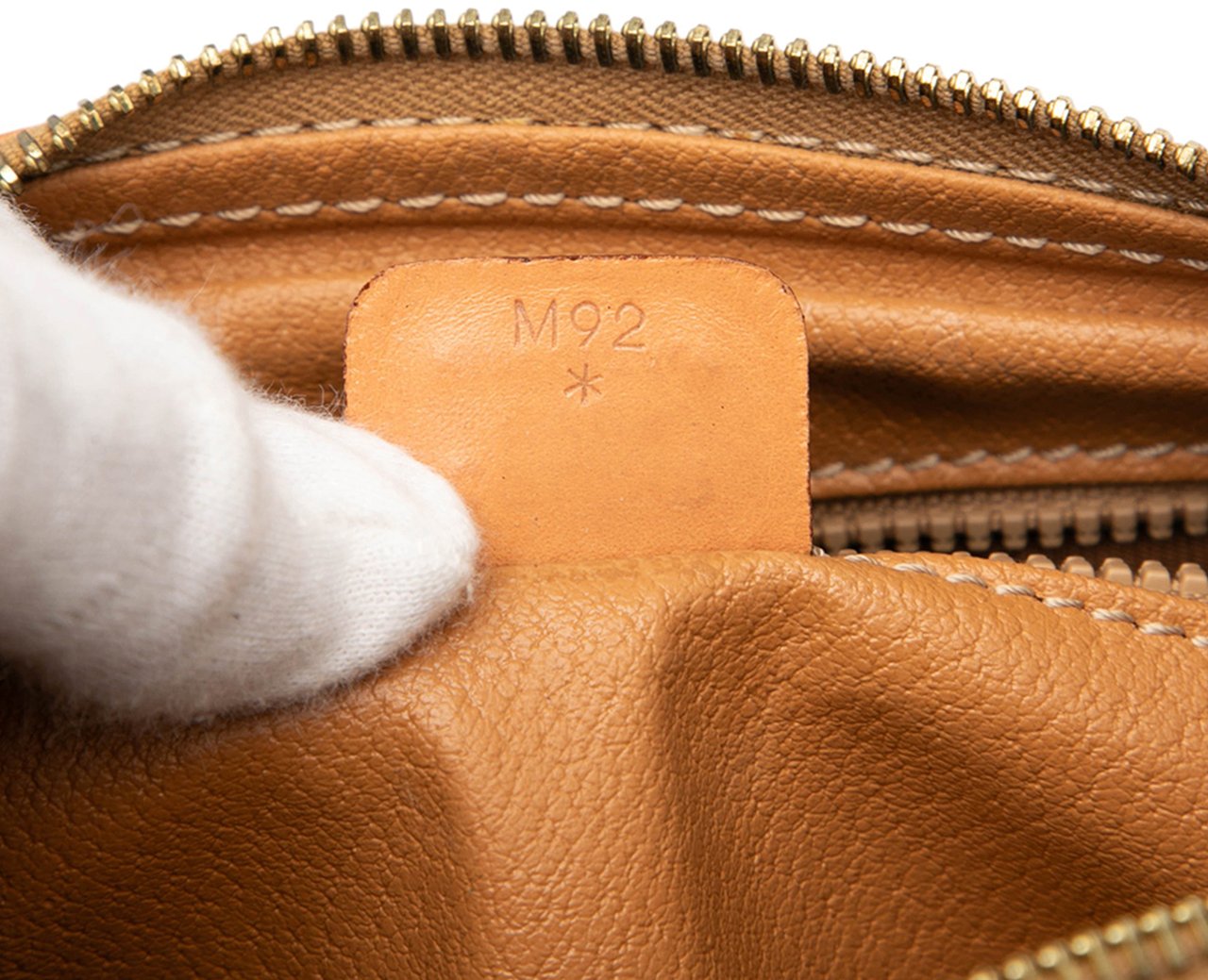 Celine Macadam Coated Canvas Clutch Bruin