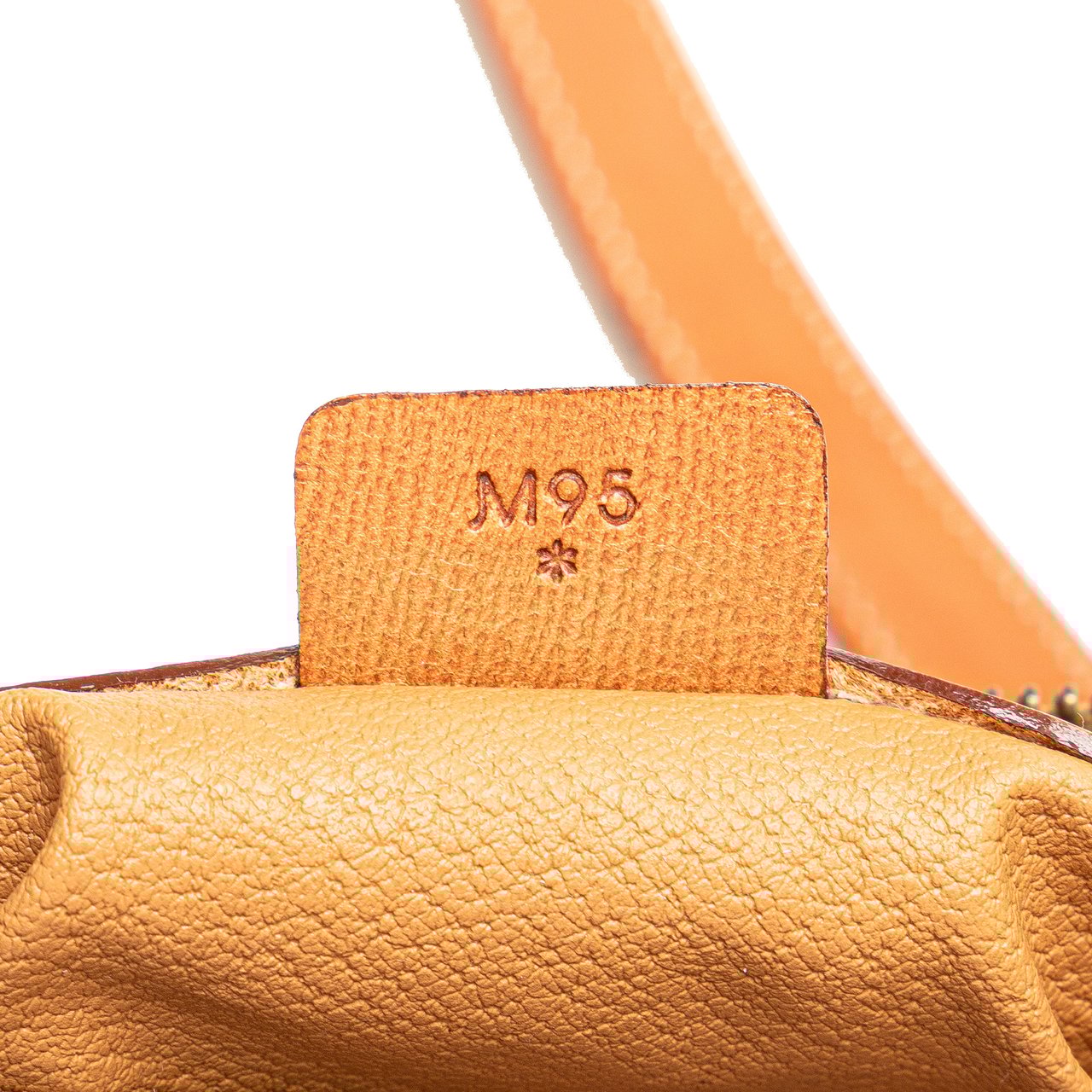 Celine Macadam Coated Canvas Shoulder Bag Bruin