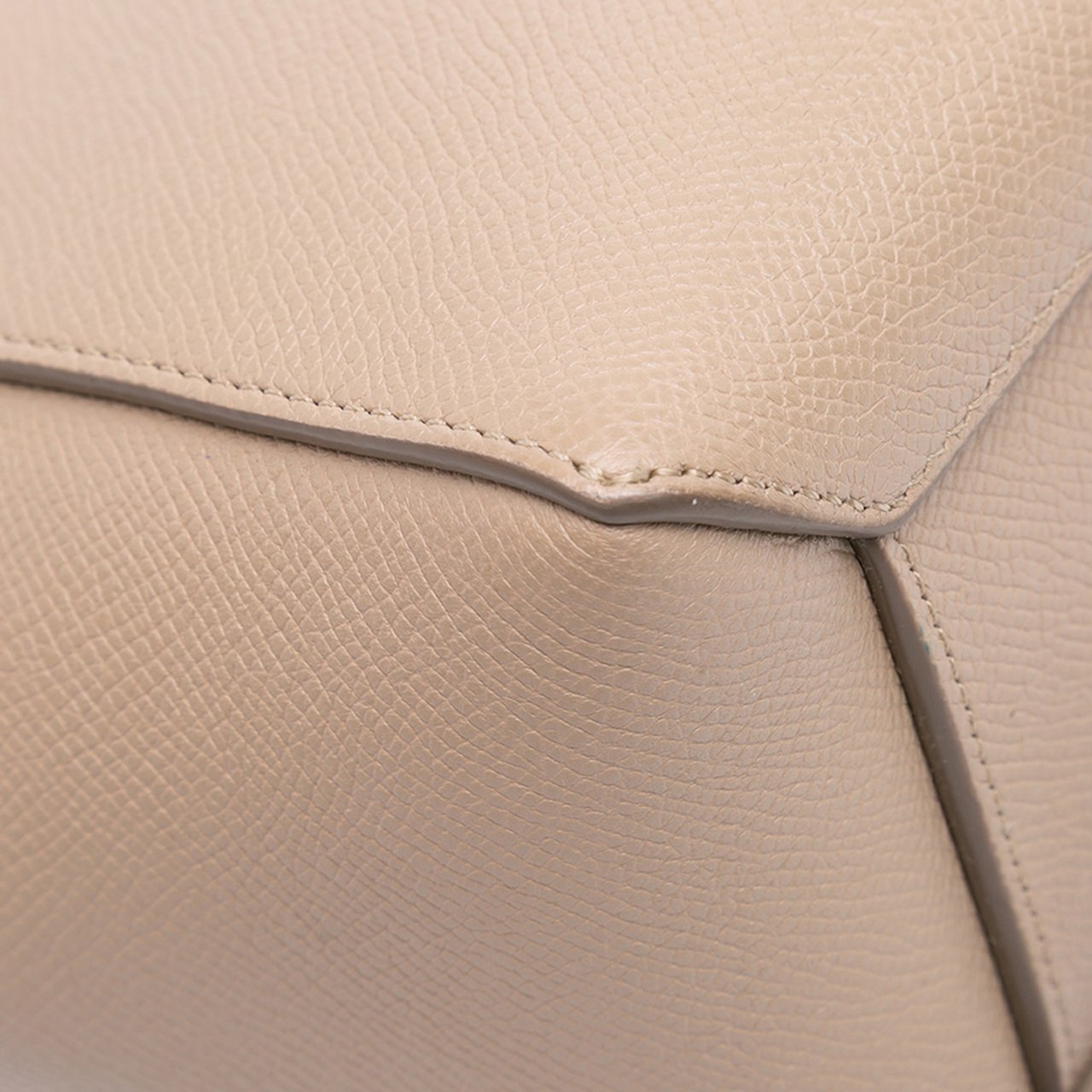 Celine Nano Grained Calfskin Belt Bag Bruin
