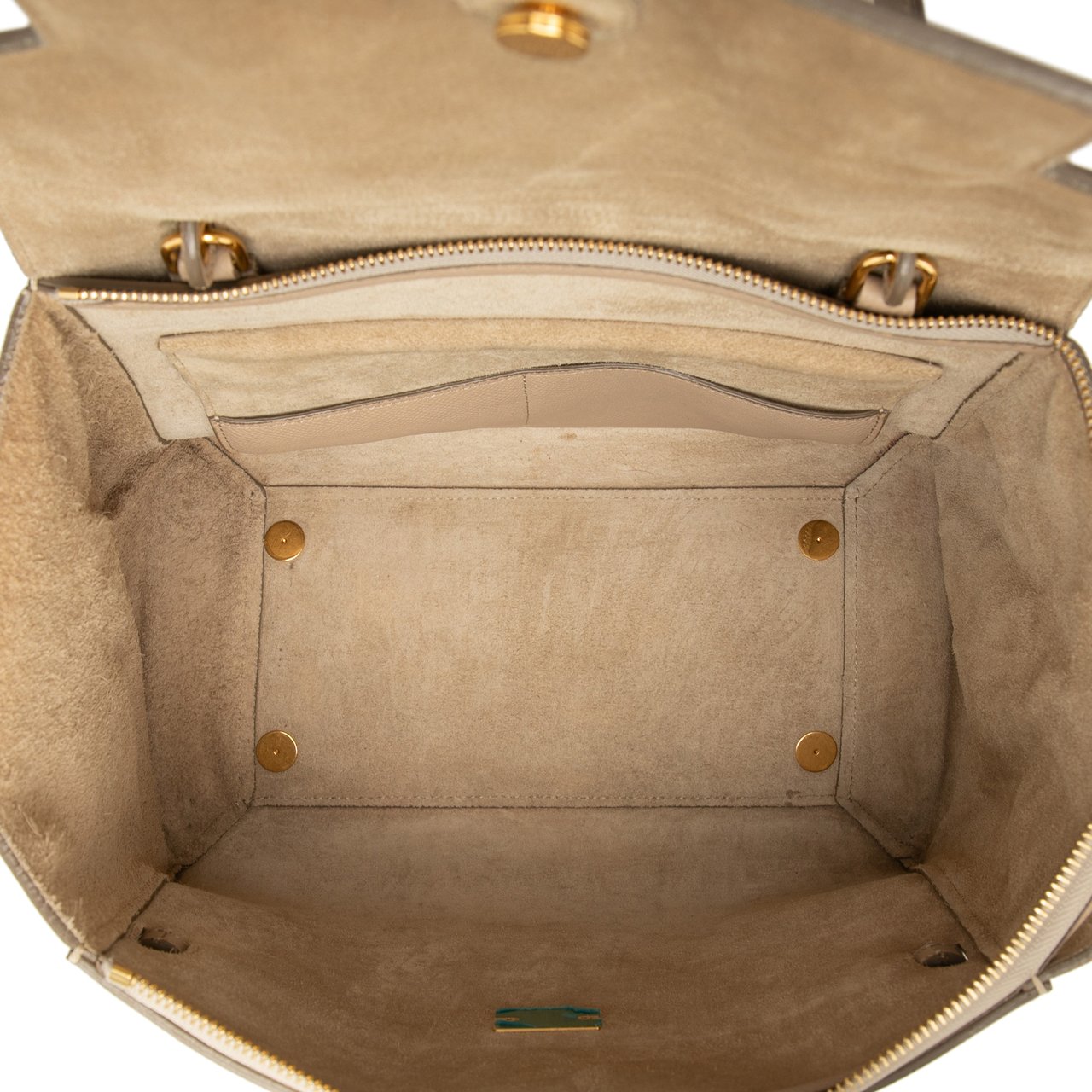 Celine Mini Grained Calfskin Belt Bag Bruin