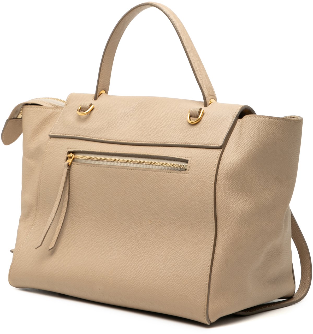 Celine Mini Grained Calfskin Belt Bag Bruin