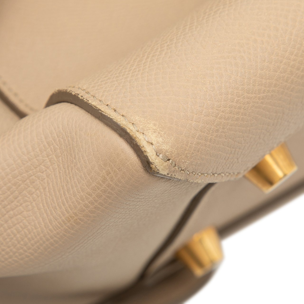 Celine Mini Grained Calfskin Belt Bag Bruin